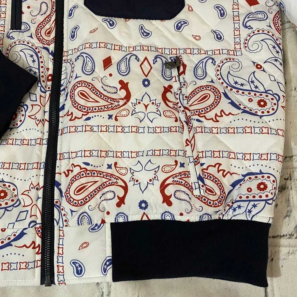 Levi's Bandana Quilted Bomber Jacket M